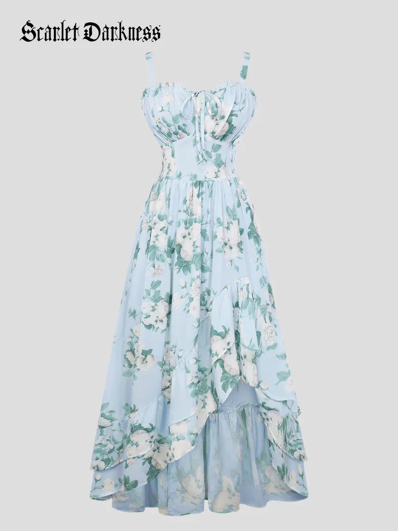 NADINE™ - Chiffon High-Low Wedding Guest Dress