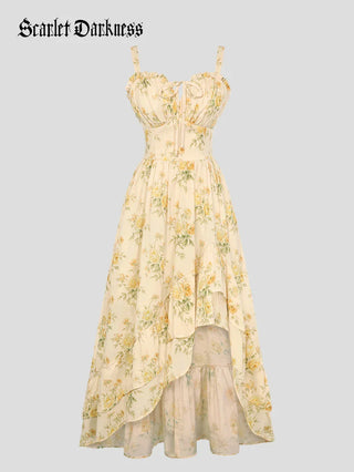 NADINE™ - Chiffon High-Low Wedding Guest Dress