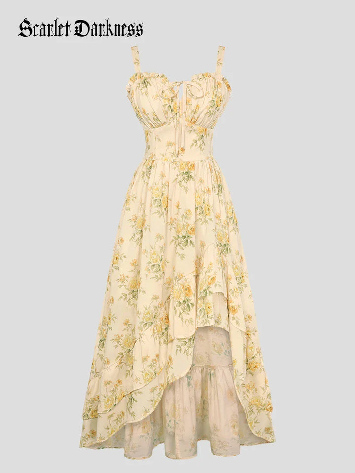 NADINE™ - Chiffon High-Low Wedding Guest Dress