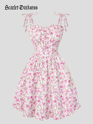 MIREILLE™ - Ditsy Floral Fitted Dress
