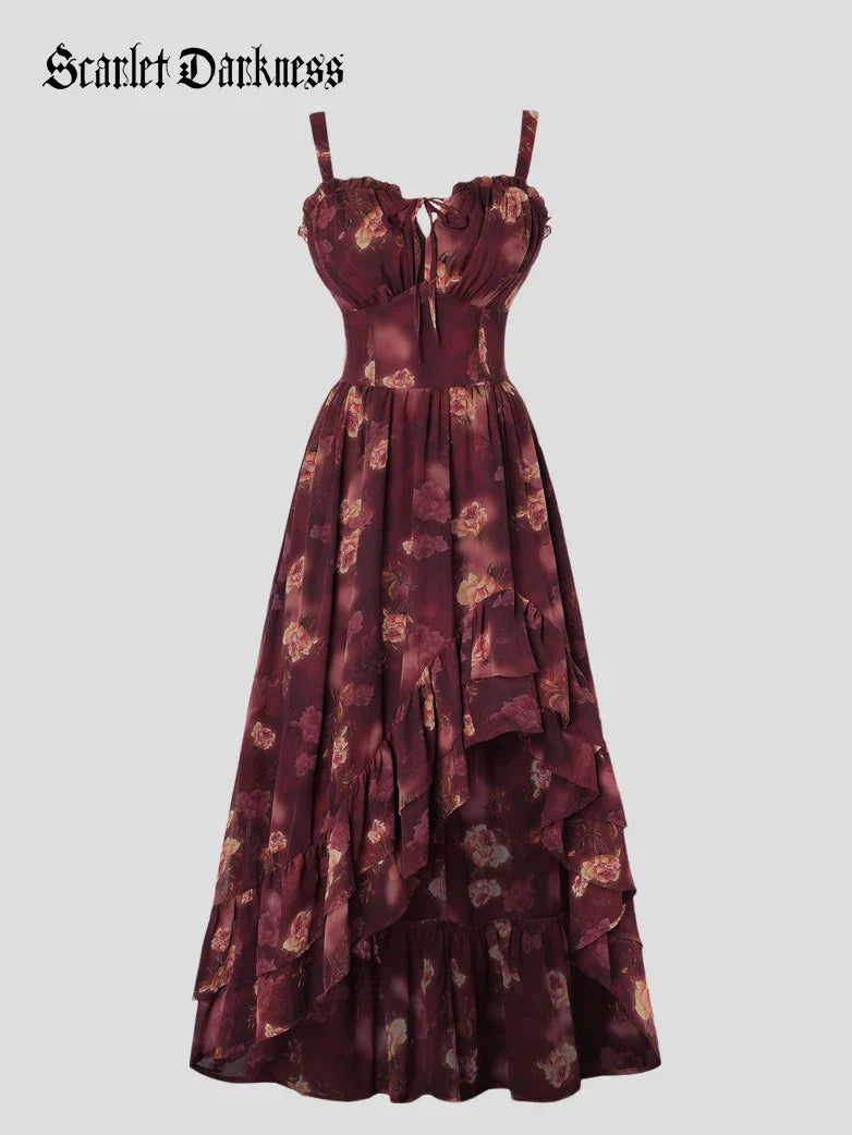 NADINE™ - Chiffon High-Low Wedding Guest Dress