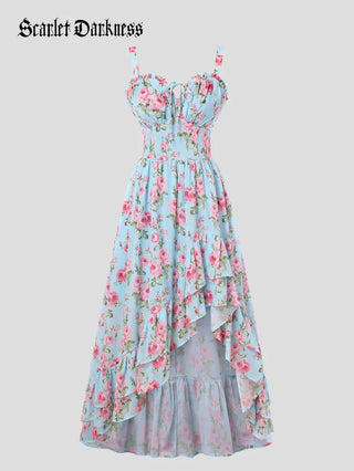 NADINE™ - Chiffon High-Low Wedding Guest Dress