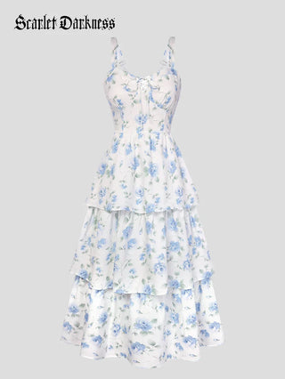 YVETTE™ - Summer Night Floral Wedding Dress