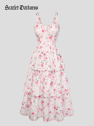 YVETTE™ - Summer Night Floral Wedding Dress