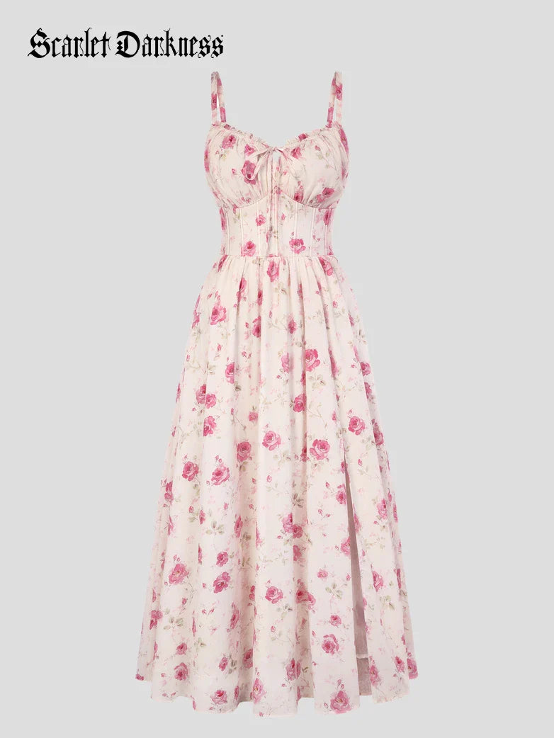 CORINNE™ - Floral Wedding Guest Dress