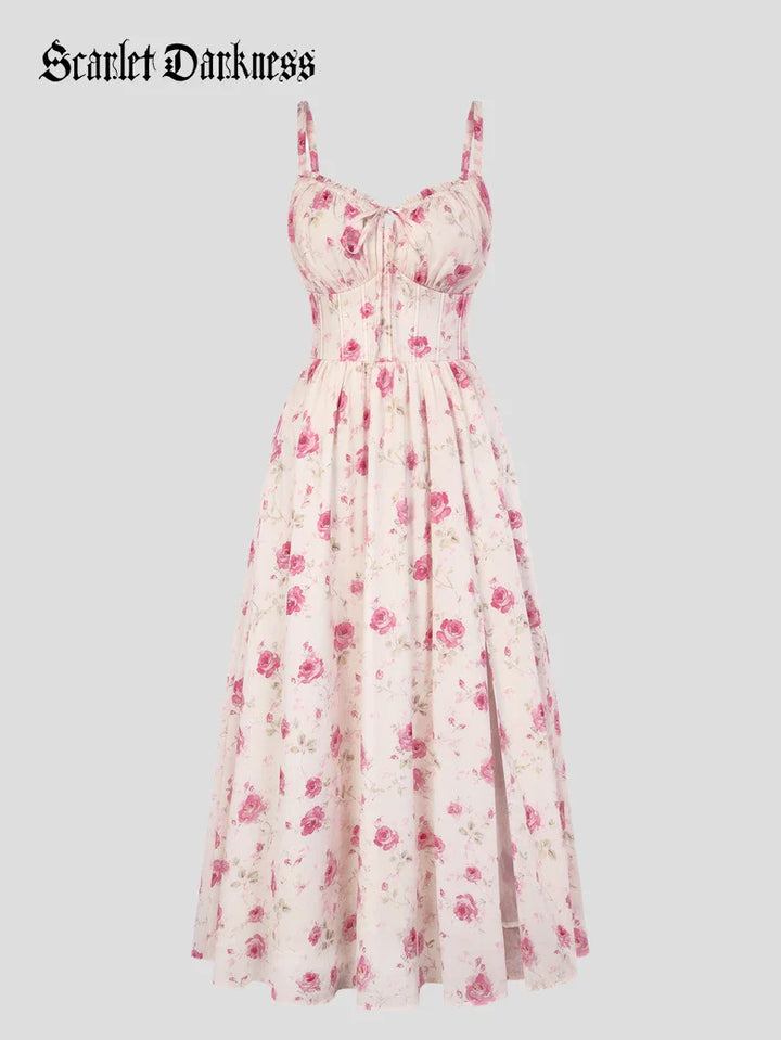 CORINNE™ - Floral Wedding Guest Dress