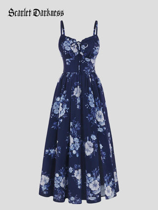SUZANNE™ - Summer Slit Floral Dress