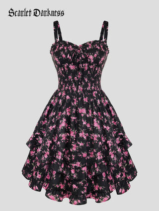 FABIENNE™ - Spring Tea Party Milkmaid Dress