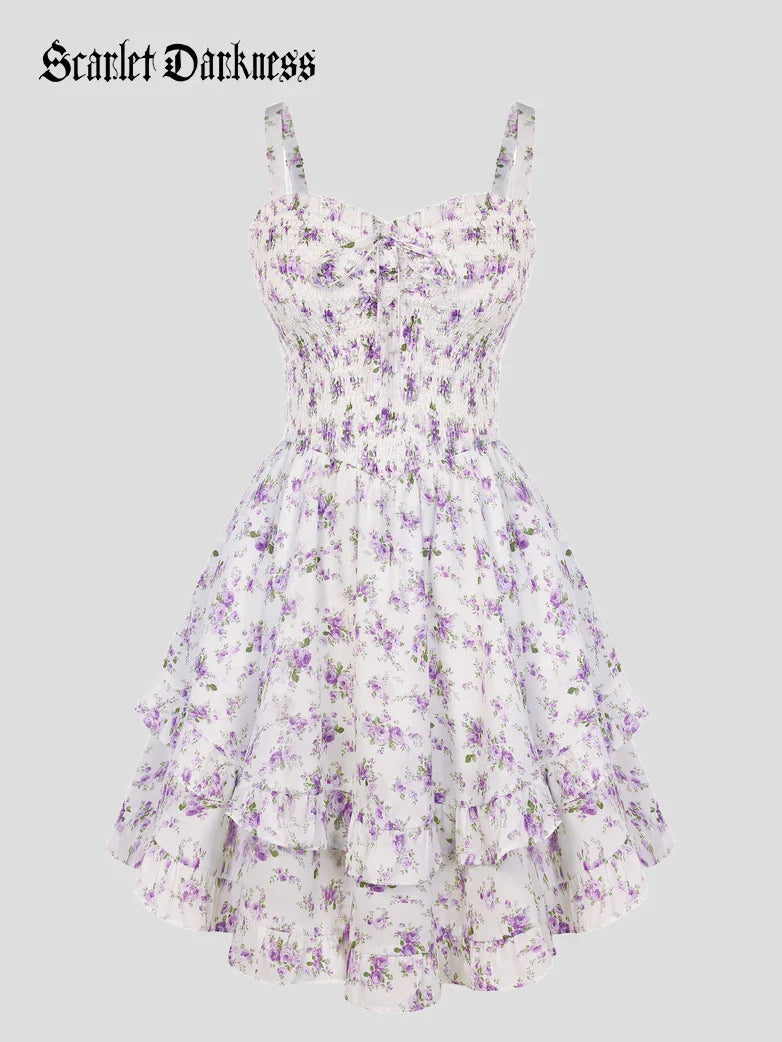 FABIENNE™ - Spring Tea Party Milkmaid Dress