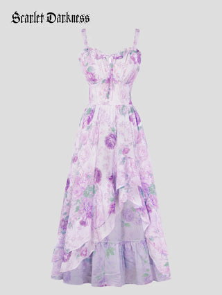 NADINE™ - Chiffon High-Low Wedding Guest Dress