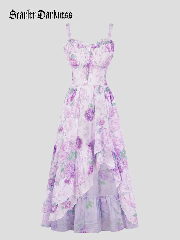 NADINE™ - Chiffon High-Low Wedding Guest Dress