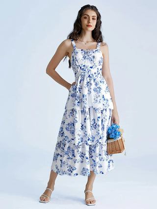 YVETTE™ - Summer Night Floral Wedding Dress