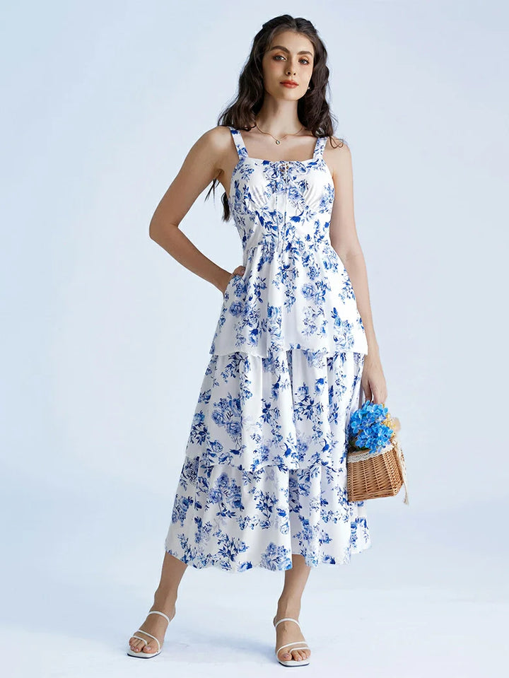 YVETTE™ - Summer Night Floral Wedding Dress