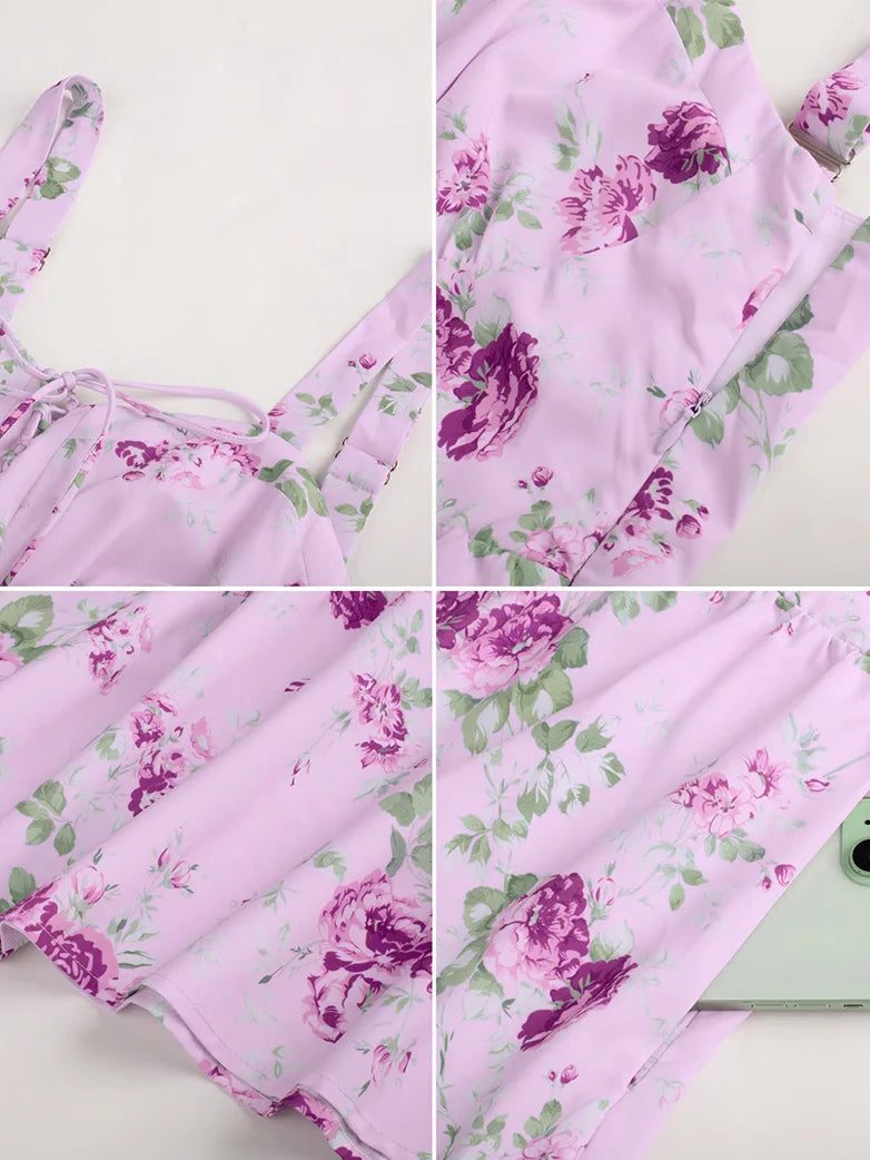 YVETTE™ - Summer Night Floral Wedding Dress