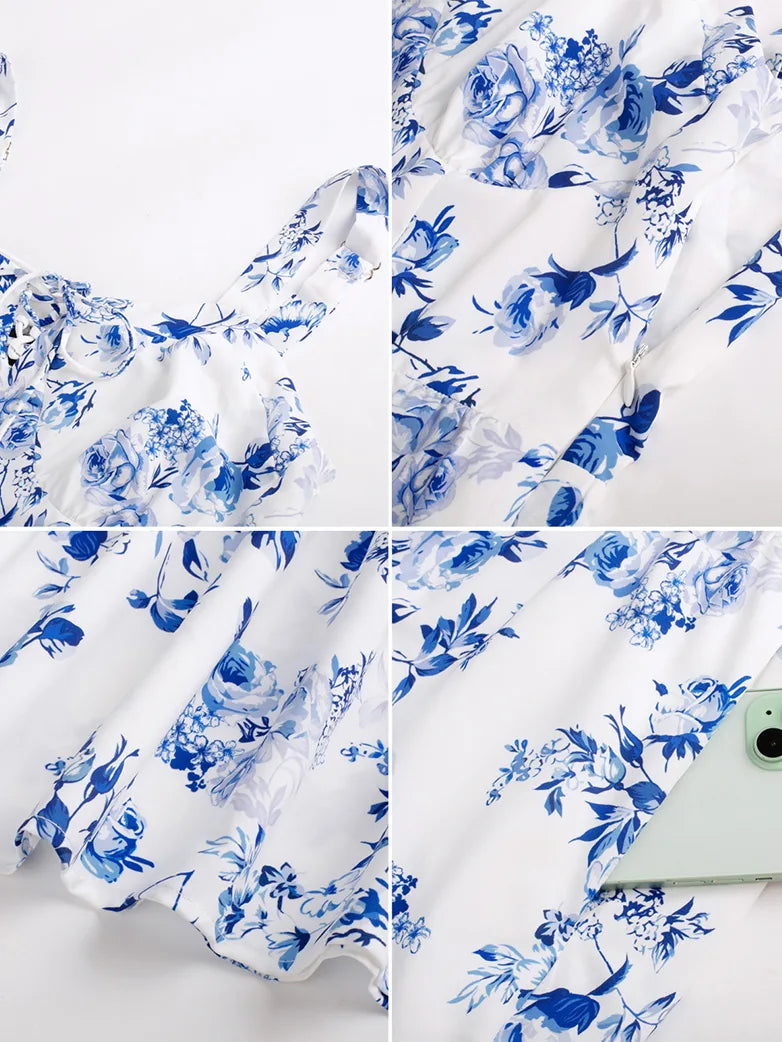 YVETTE™ - Summer Night Floral Wedding Dress