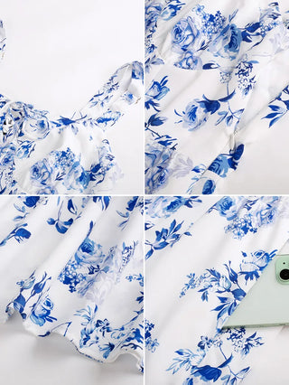 YVETTE™ - Summer Night Floral Wedding Dress