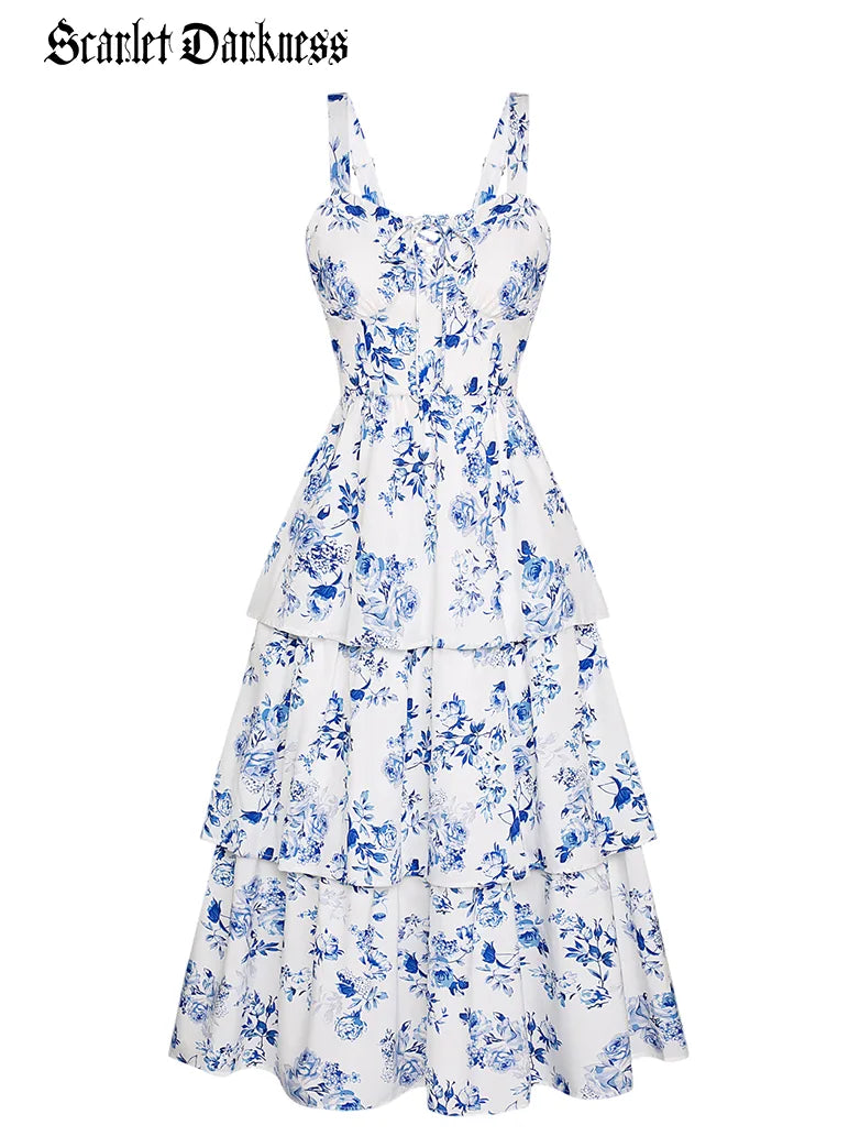YVETTE™ - Summer Night Floral Wedding Dress