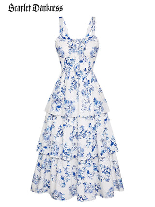YVETTE™ - Summer Night Floral Wedding Dress