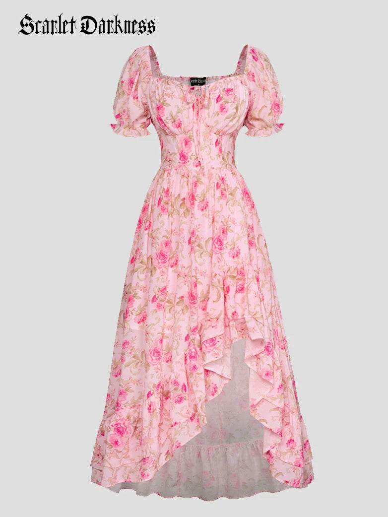 RAPHAELLE™ - Victorian Puff-Sleeve Wedding Dress