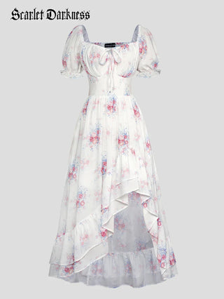 RAPHAELLE™ - Victorian Puff-Sleeve Wedding Dress