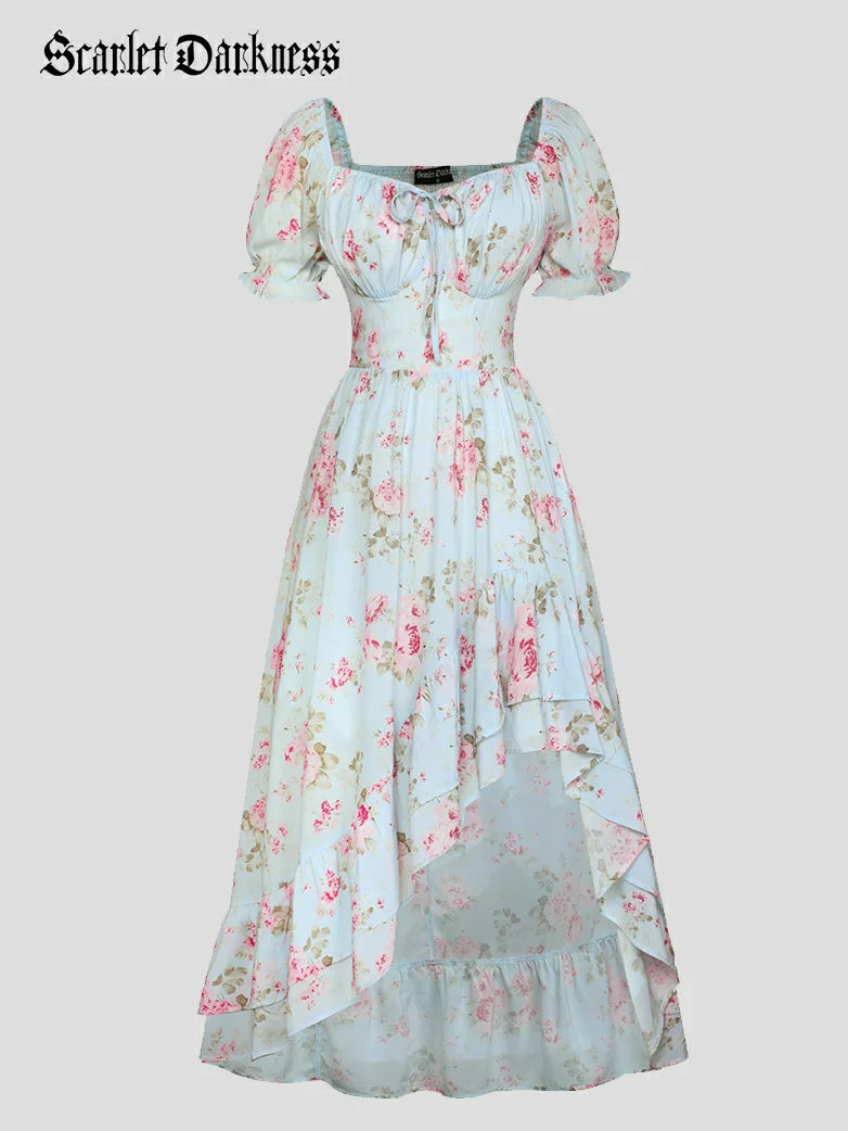 RAPHAELLE™ - Victorian Puff-Sleeve Wedding Dress
