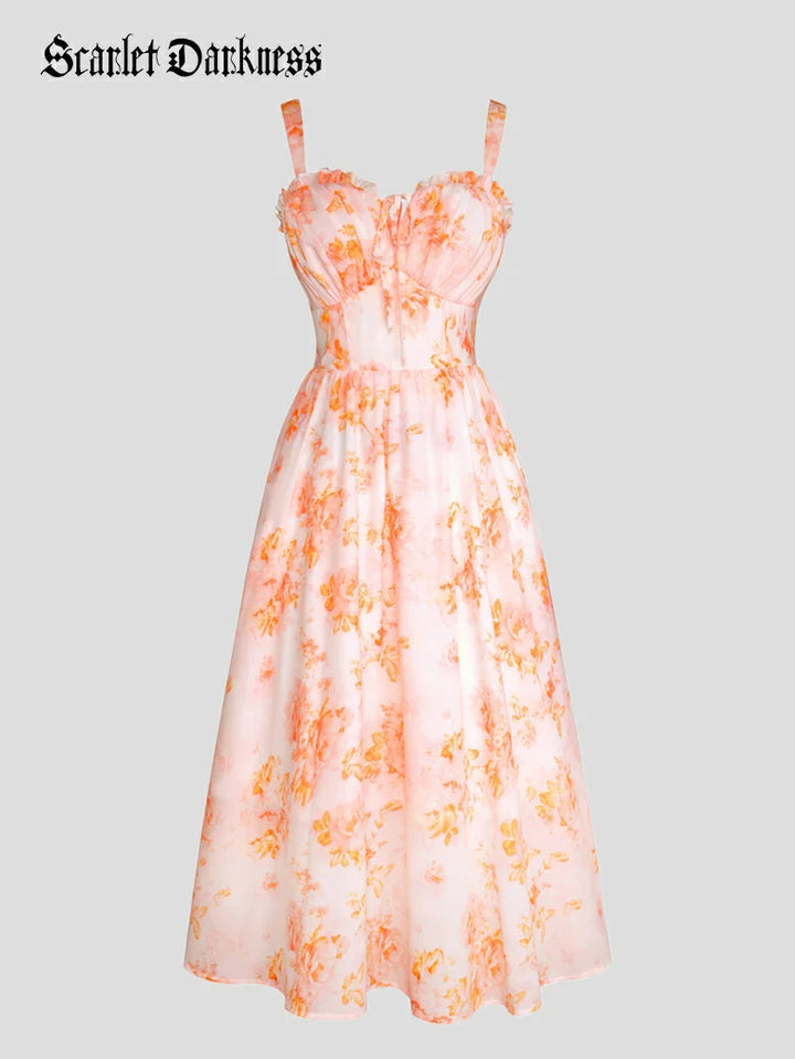 SOLANGE™ - Sweetheart Floral Wedding Dress