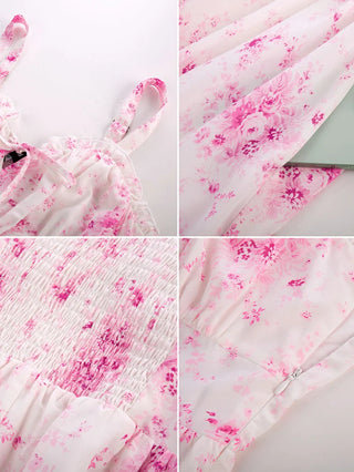 EDITH™ - Floral Corset Milkmaid Dress