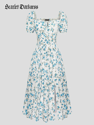 JOSETTE™ - Provence Slit Party Sundress