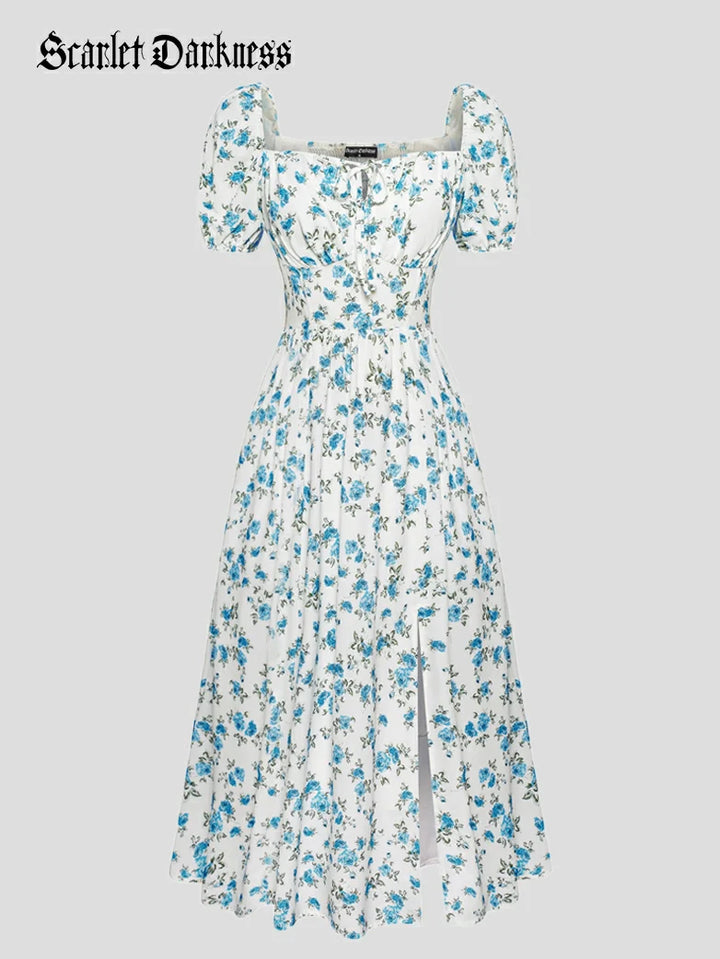 JOSETTE™ - Provence Slit Party Sundress