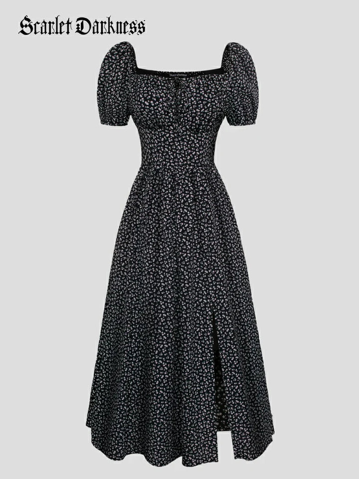 JOSETTE™ - Provence Slit Party Sundress