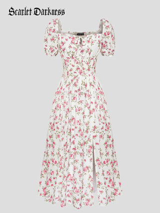 JOSETTE™ - Provence Slit Party Sundress