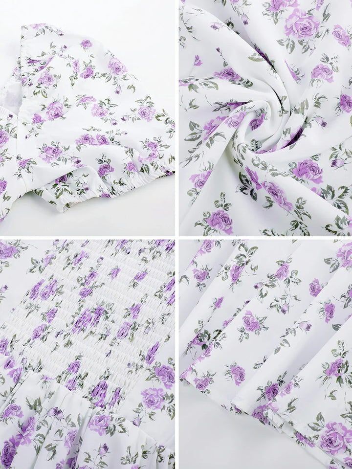 JOSETTE™ - Provence Slit Party Sundress