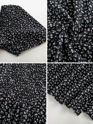 Victorian Spring Slit Party Sundress with Pockets
