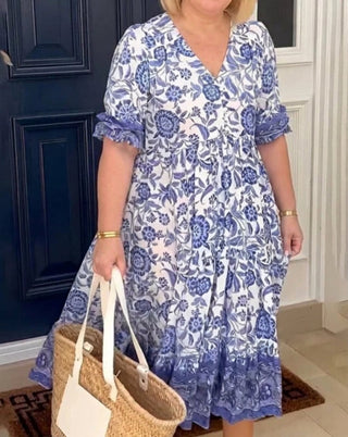 AMITY™ - Floral Boho Maxi Dress