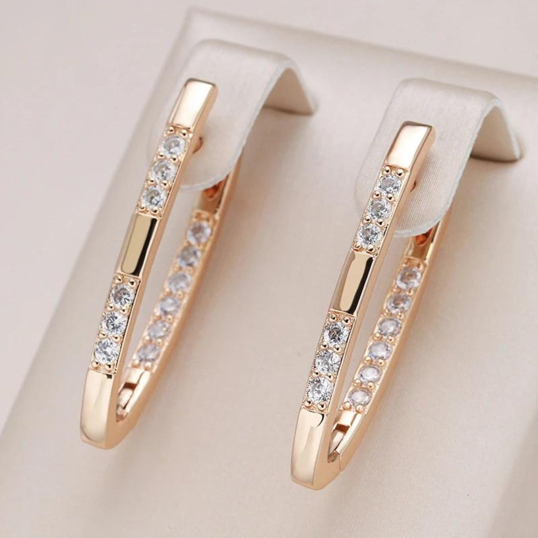 ADRIENNE - Zirconia Stud Earrings