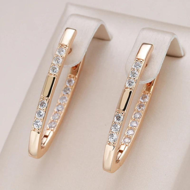 ADRIENNE - Zirconia Stud Earrings