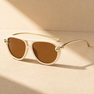 ALIZEE Sunglasses Beige