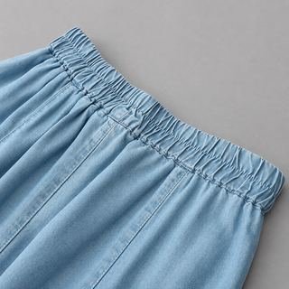 ODETTE Relaxed Denim Skirt