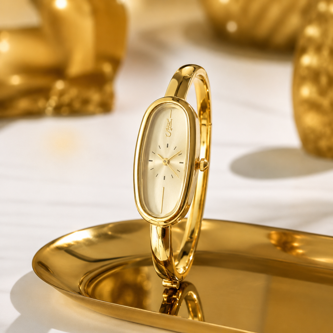 ROSANNE Vintage Bracelet Watch - Champagne Gold