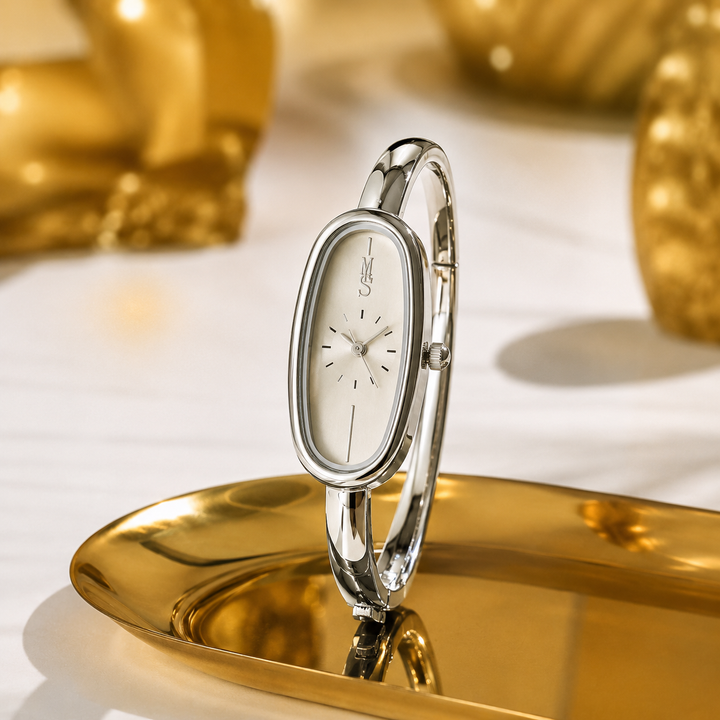 ROSANNE Vintage Bracelet Watch - Ivory Silver