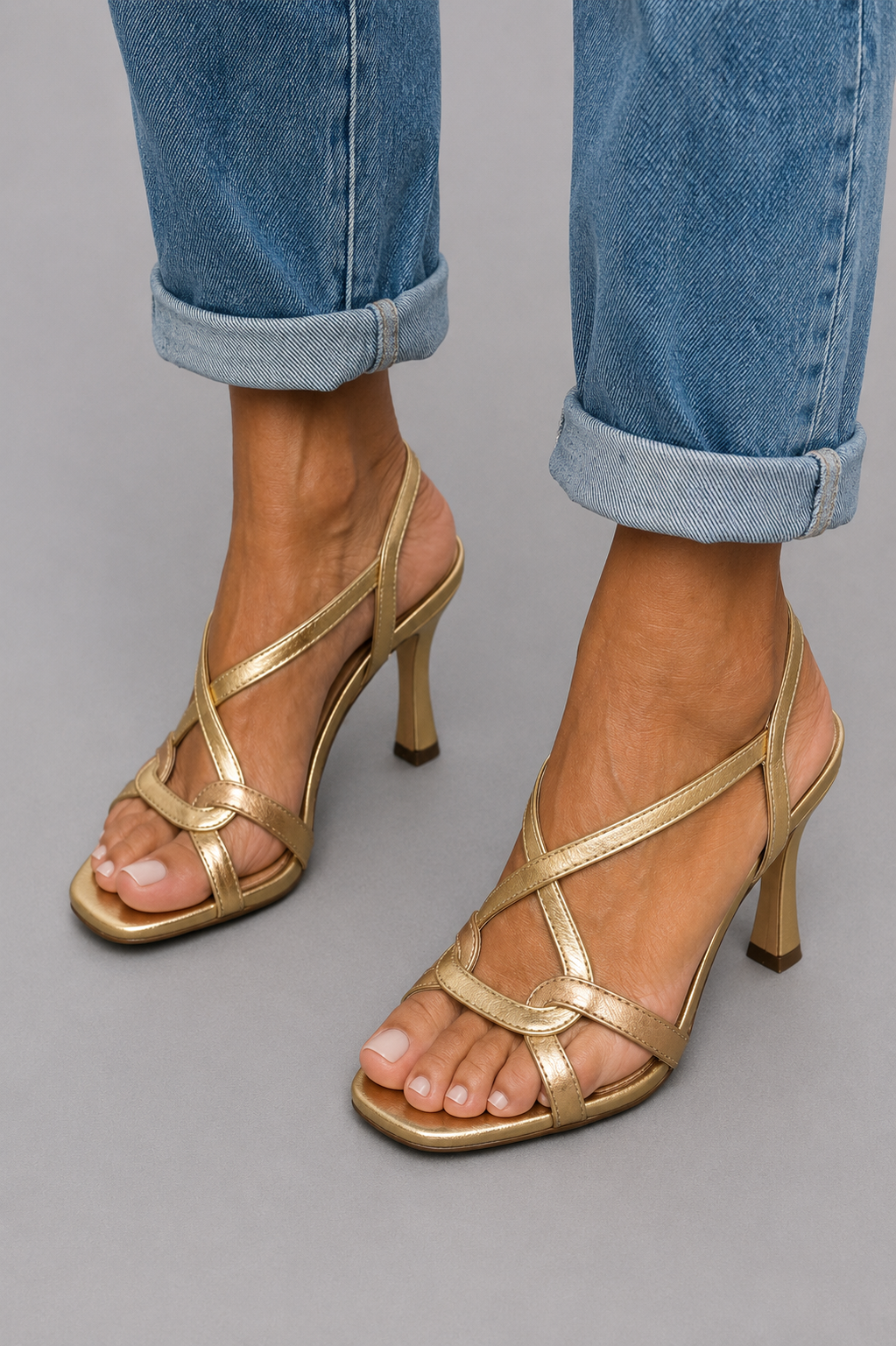 ELISABETTA™ - Golden Charm Flat Sandals for Summer