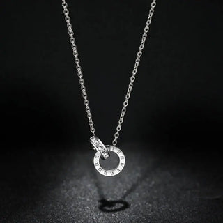 CYNTHIA™ – Roman Numeral Charm Necklace