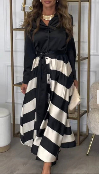 CALISTA™ - Satin Stripe Dress