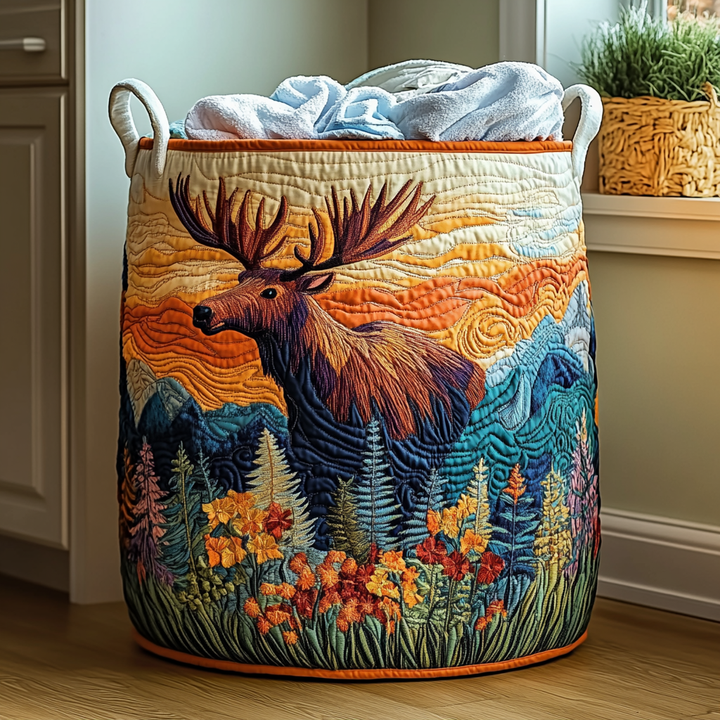 RONJA - Forest Multi-Design Quilted Laundry Basket