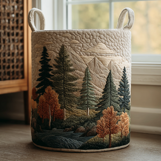 RONJA - Forest Multi-Design Quilted Laundry Basket