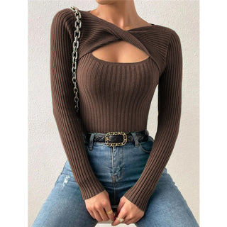 QAMRA™ - Classy Long Sleeve Pullover Crew Neck Sweater