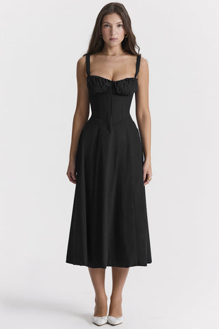 ELENA™ – Chic Corset Milkmaid Dress