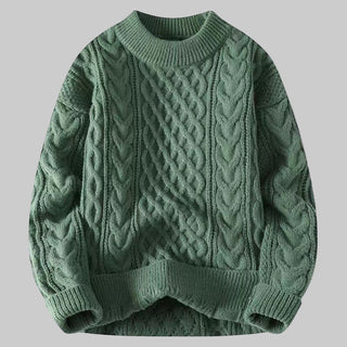 VIOLETA™ - Cozy Long Sleeve Round Neck Textured Sweater