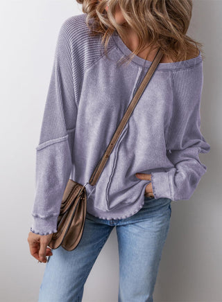 PRECIOUS™ - Casual Crew Neck Long Sleeve Sweatshirt