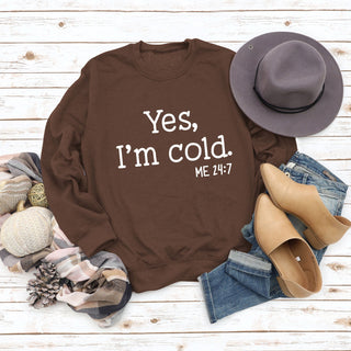 KAYLEE™ - Casual Slogan Print Pullover Sweatshirt